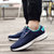 洛尚LS9877   夏季新款网布鞋透气网眼运动户外网鞋情侣透气跑步鞋(蓝色 44)第2张高清大图