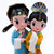中国传统民俗特色神话戏剧树脂情侣娃娃人偶创意家居婚房装饰摆件 送结婚婚庆婚礼礼品(西厢记)第2张高清大图