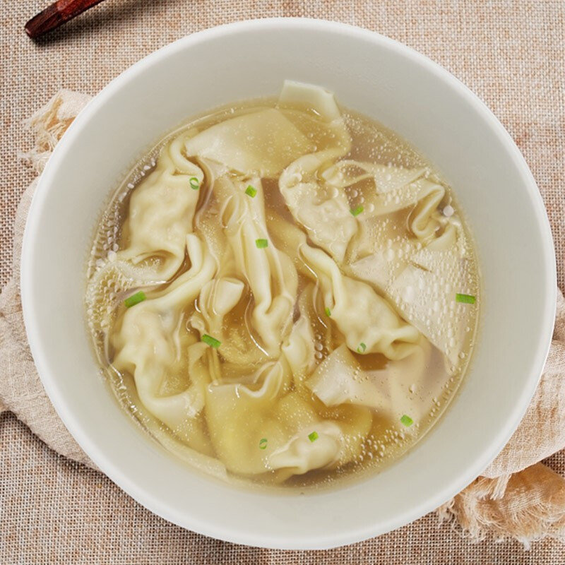 广州酒家利口福爽滑云吞480g60个装广式早茶早餐宵夜方便菜家庭量贩版