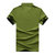 富贵鸟 短袖T恤男棉质立领体恤衫 17001FG1728(橄榄绿 3XL)第2张高清大图