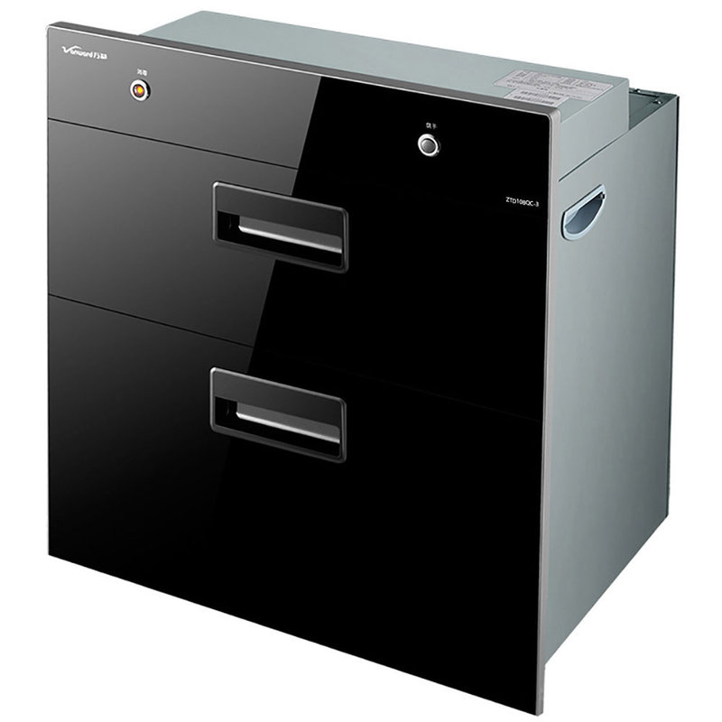 万和vanwardztd108qc3黑嵌入式二星消毒柜