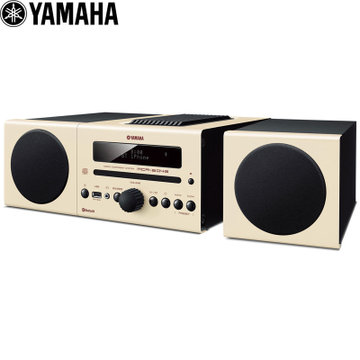 Yamaha/雅马哈 MCR-B043 无线蓝牙音响 CD播放器 桌面台式组合音响家用低音炮音箱(黑色)