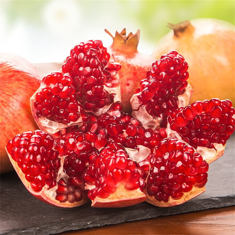 誉福园四川会理突尼斯软籽石榴9枚礼盒装 富含花青素,香甜软滑,汁水