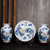景德镇陶瓷器三件套小花瓶现代中式客厅电视柜插花工艺品装饰摆件(富贵牡丹)第4张高清大图