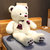 爱尚熊毛绒玩具泰迪熊布娃娃抱枕玩偶抱抱熊玩具 紫围巾熊80cm 国美超市甄选第9张高清大图