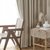 奶茶色窗帘2022年新款北欧日式棉麻客厅卧室ins风米色全遮光布料(奶茶)第3张高清大图