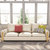 A家家具 皮艺沙发 小户型客厅沙发家具现代简约北欧风格 DB1555(深咖啡 三人位+脚踏)第3张高清大图