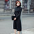 2017秋季新款两件套女高领金丝针织套装韩版时尚纯色女装(金色 M)第4张高清大图