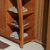 明佳友现代中式实木鞋柜对开门两门三门多层大容量橡木门厅柜玄关柜客厅(胡桃色)第4张高清大图