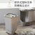 上海垃圾分类垃圾桶家用干湿分离双桶脚踏式卫生间办公室厨房脚踩 手按20L（白灰+浅灰）JMQ-893第4张高清大图