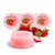 【2件起购】马来西亚进口水果味果冻布丁儿童休闲吃货零食(草莓味85g*3杯)第5张高清大图