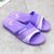 回力凉拖鞋情侣夏季家用室内防滑耐磨外穿软底户外潮流一字拖(紫色 40)第2张高清大图