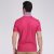 2013年新款 夏季新款短袖polo衫 男士意大利款简约时尚纯色短袖polo衫(玫红色 M)第4张高清大图