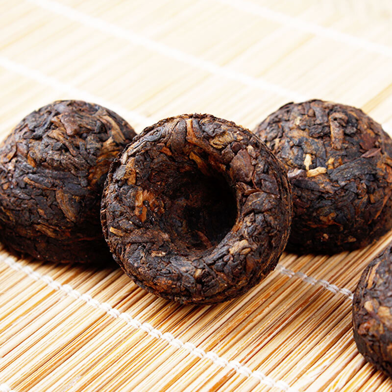 悦来香普洱熟茶铁盒装60g小沱茶