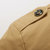男士中长款夹克风衣棉男式大衣外套纯色休闲上衣(卡其色 M)第4张高清大图