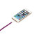 品胜PISEN苹果数据线iPhone5s 5 5c iPad4 mini2小面数据线(紫色)第2张高清大图