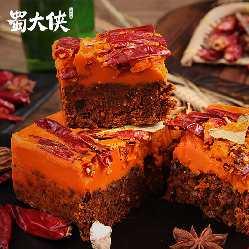 蜀大侠牛油火锅底料420g四川特产麻辣鲜香冒菜麻辣烫调味料46人份
