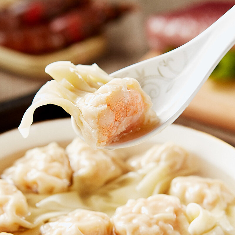 合口味虾仁小云吞600g约90个馄饨云吞早餐点心火锅饺子