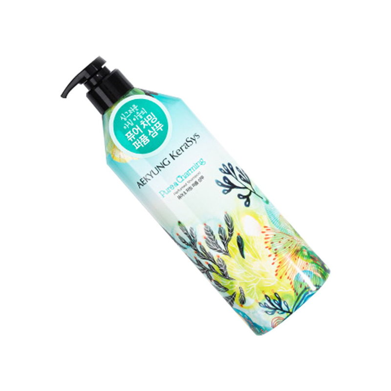 爱敬aekyungkerasys香水香氛洗发水绿色600ml滋养秀发改善毛躁