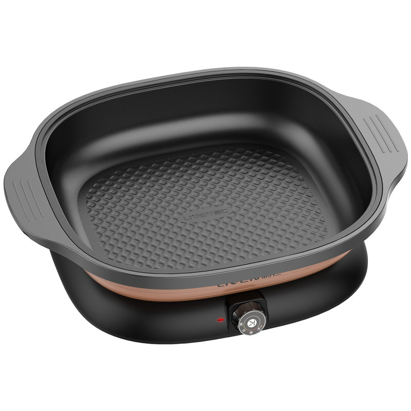 利仁liven单面电饼铛电煎锅家用电热锅多用途电炒锅电煮锅不粘电火锅