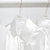 整理师专用-定制植绒收纳衣帽间衣架防滑无痕干湿衣柜专用(白色（通用42cm） 1个)第3张高清大图