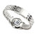 天梭(TISSOT)手表 梦幻系列皮带钢带石英女士手表T033.210.11.013.00(白盘银钢带)第4张高清大图