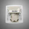 力创 面板式功率计量插座 电量插座电表 LCDG-MB110-10A(象牙白)