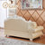拉斐曼尼 FS051  欧式皮沙发 法式皮艺沙发组合 小户型客厅奢华沙发 美式沙发(沙发 3+左贵妃)第3张高清大图