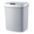 智能感应式垃圾桶家用客厅厨房卫生间自动带盖创意电动垃圾桶(白色 灰色)第5张高清大图