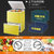 海尔（Haier）120升电冰柜家用小型立式卧式冷藏冷冻冷柜保鲜双温组合冰箱 黄色LW-120HCD第3张高清大图