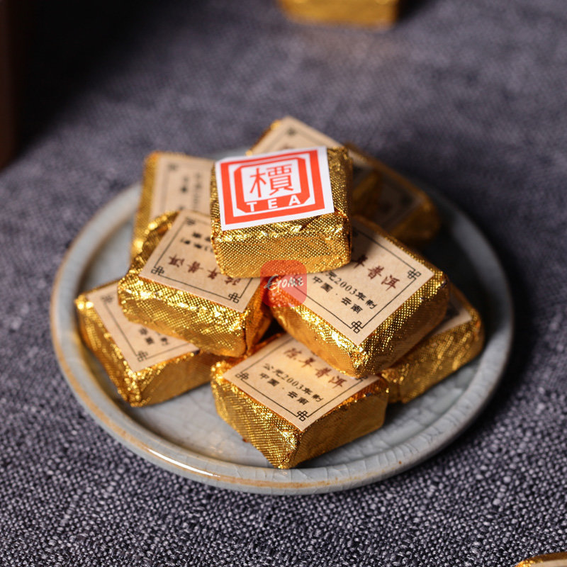 龙问普洱熟茶迷你小沱茶250g