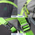 TECTOP背包男士旅游旅行包女运动登山包大容量户外休闲双肩包防水(荧光绿 40L)第5张高清大图