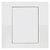 西门子开关插座面板 悦动系列 雅白色 空白面板插座 白板第5张高清大图
