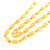 传世美钰 黄金项链 足金男士橄榄珠项链(约13.68)第3张高清大图
