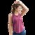 夏季新款速干瑜伽背心女薄款透气专业健身背心跑步罩衫运动上衣女(淡紫 XL)第5张高清大图