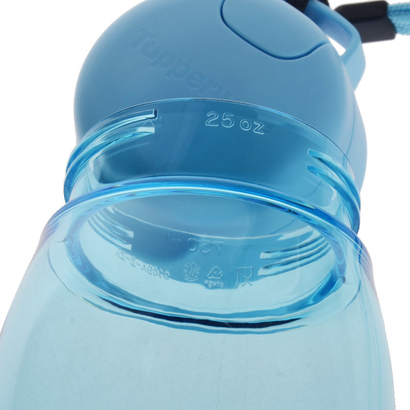 特百惠乐活水杯750ml大容量新款便携防漏带盖提绳运动水杯子乐活薄荷