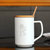 创简坊（CJIANFF） 陶瓷情侣杯马克杯可爱水杯带盖勺早餐杯牛奶咖啡杯子(么么哒配瓷盖瓷勺)第4张高清大图