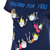 LOVE MOSCHINO棉质logo人物团案时尚修身短袖连衣裙1958-Y5642蓝色 时尚百搭第5张高清大图