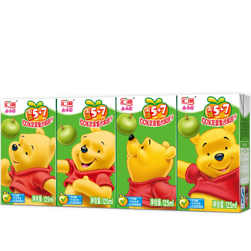 汇源 儿童100%复合果蔬汁整箱装