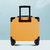 ELLE方盒短旅途小型登机行李箱男女箱拉杆箱拉链款ELCL5510B-17(芒果黄)第5张高清大图