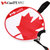 CnsTT凯斯汀 乒乓球拍套  欧式印花单拍套 乒乓球包 圆形拍套(特厚白色红枫叶)第3张高清大图