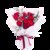 【鲜花猫】玫瑰花花束礼盒礼品鲜花520情人节母亲节礼物(11朵红玫尤加利花束 鲜花礼盒)第6张高清大图
