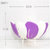 普润 客厅创意现代欧式可伸缩水果盘果盆雀尼尔塑料干果盘零食盒沥水架(绿色)第4张高清大图