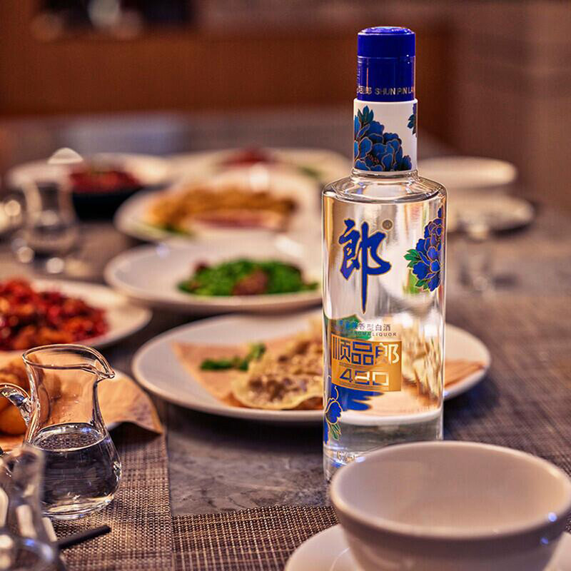 郎酒45度顺品郎蓝顺480ml单瓶香气优雅醇厚丰满