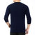 秋冬季男士毛衣青年针织衫V领羊毛衫中年薄款纯色套头长袖打底衫XYD1833(灰色)第3张高清大图