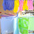 宝优妮 婴儿晾衣架落地折叠阳台不锈钢晒衣架儿童毛巾架宝宝尿布架(蓝色)第5张高清大图