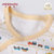 小米米minimoto婴儿宝宝护肚衣新生儿打底内衣睡衣包屁衣(樱草黄 59cm（3-6个月）)第3张高清大图
