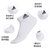阿迪达斯男女袜子运动休闲棉袜三双装白色适合37-42码均码白 国美超市甄选第3张高清大图