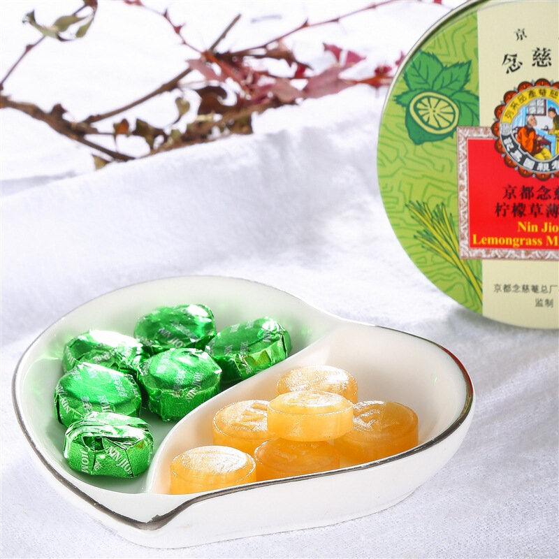 京都念慈庵柠檬草薄荷糖60g泰国进口