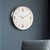 美式挂钟简约艺术家用时尚创意客厅餐厅现代大气静音挂墙立体钟表(14英寸（直径35.5厘米） 玫瑰金边框-白面-阿拉伯数字款)第5张高清大图